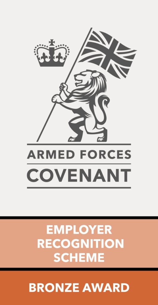 Armed Forces Covenant Employer Recognition Scheme Bronze Award logo